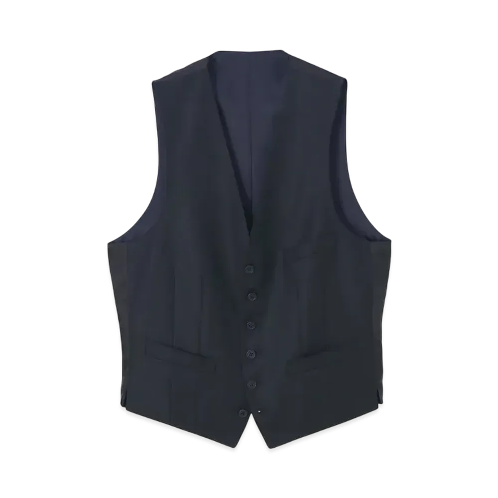 Paul Smith Traveler Wool Vest "Black"
