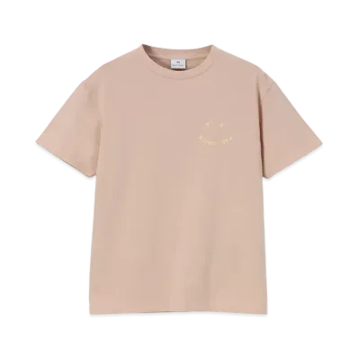 Paul Smith Women's Happy Vintage Short Sleeve T-Shirt "Beige"