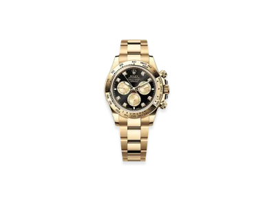 ROLEX Cosmograph Daytona 40mm Yellow Gold 126508 "Bright Black/Golden"