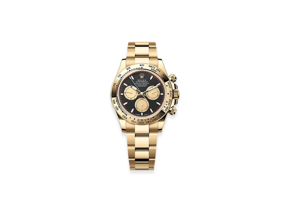 ROLEX Cosmograph Daytona 40mm Yellow Gold 126508 "Intense Black"