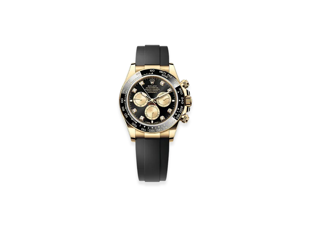 ROLEX Cosmograph Daytona 40mm Yellow Gold 126518LN "Bright Black/Golden"