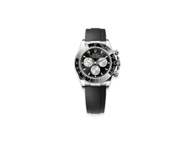 ROLEX Cosmograph Daytona 40mm White Gold 126519LN "Bright Black/Steel"