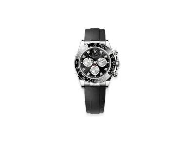 ROLEX Cosmograph Daytona 40mm White Gold 126519LN "Bright Black/Steel"