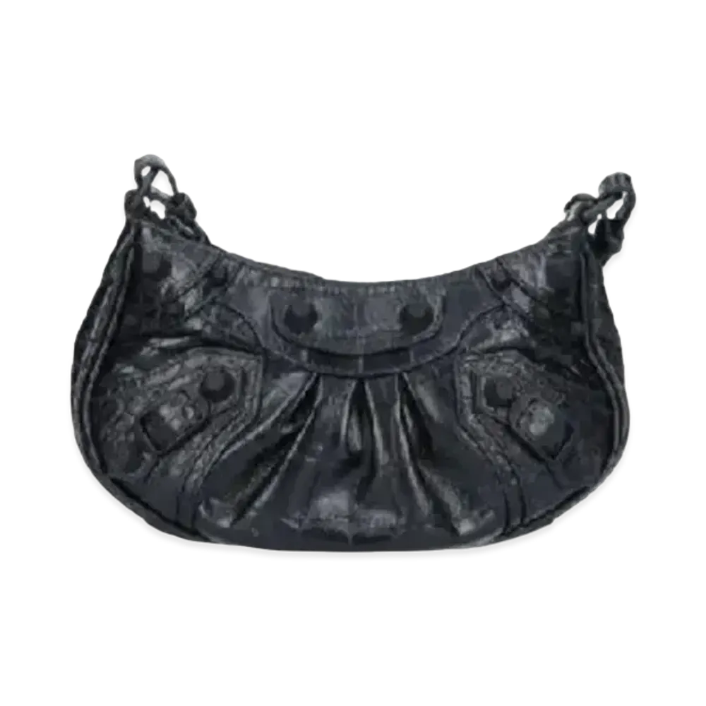BALENCIAGA Le Cagole Calfskin Mini Bag "Black"