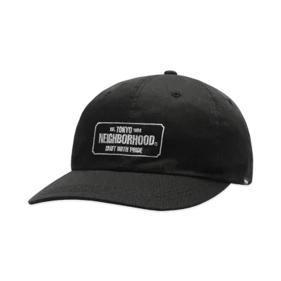 NEIGHBORHOOD Dad Cap . EC "Black"