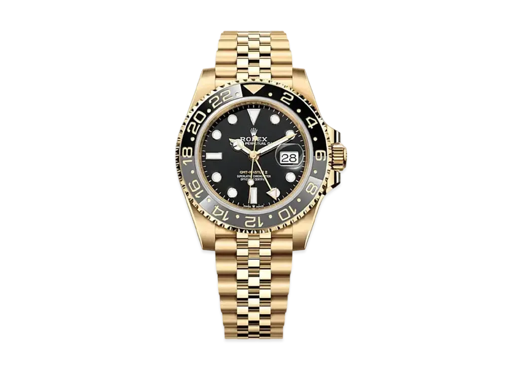 ROLEX GMT Master II Oyster 40mm "Black/Yellow Gold" 126718GRNR