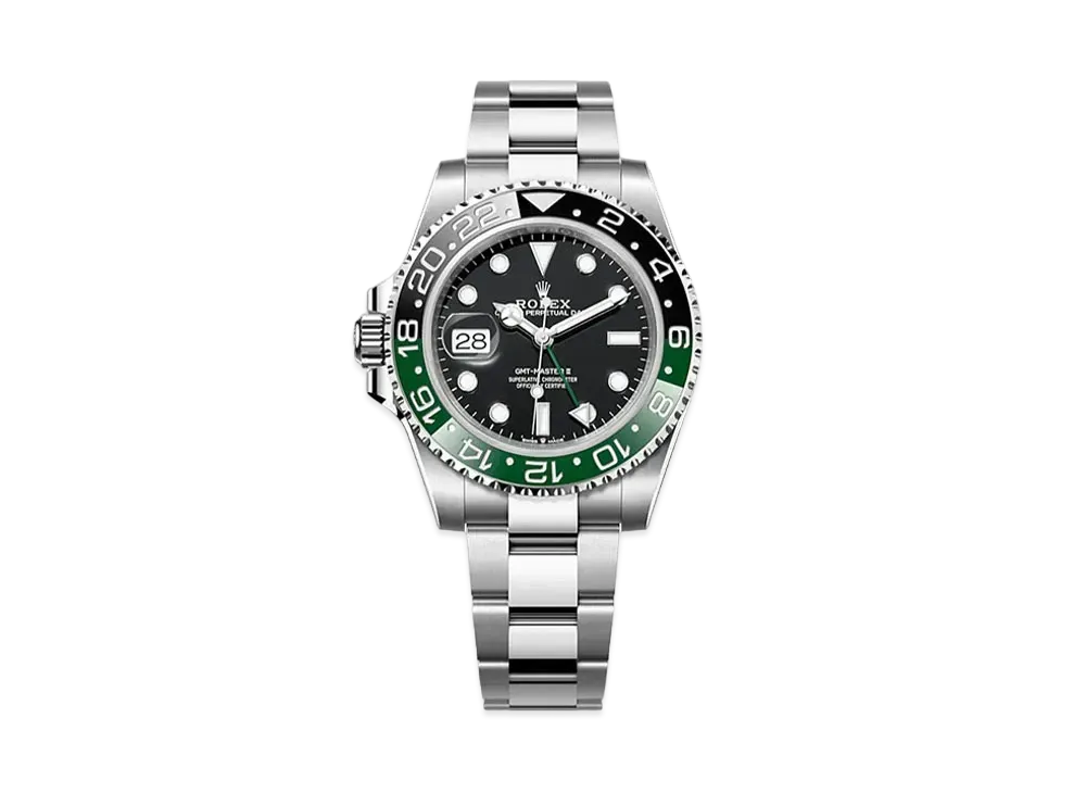 ROLEX GMT Master II Oyster 40mm "Black/Oyster Steel"