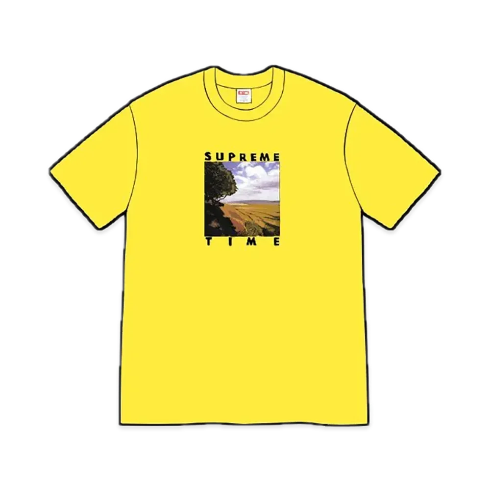 Supreme Time Tee "Yellow"