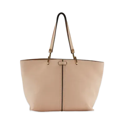 Chloe KERI Leather Tote Bag "Beige"