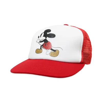 Supreme x Number (N)ine x Mickey Mouse Mesh Back 5-Panel "Red"