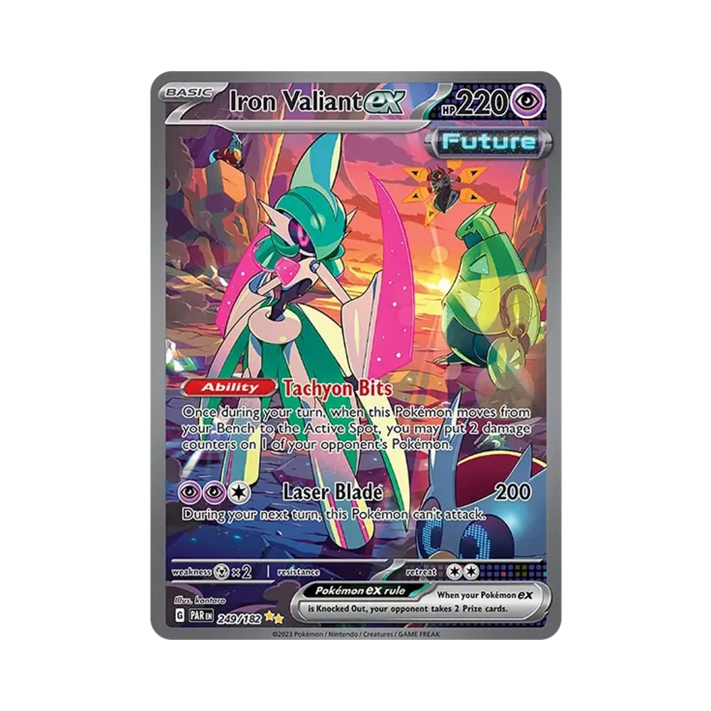 テツノブジンex SIR [PAR EN 249/182]【英語版】(スカーレット&バイオレット「パラドックスリフト」)