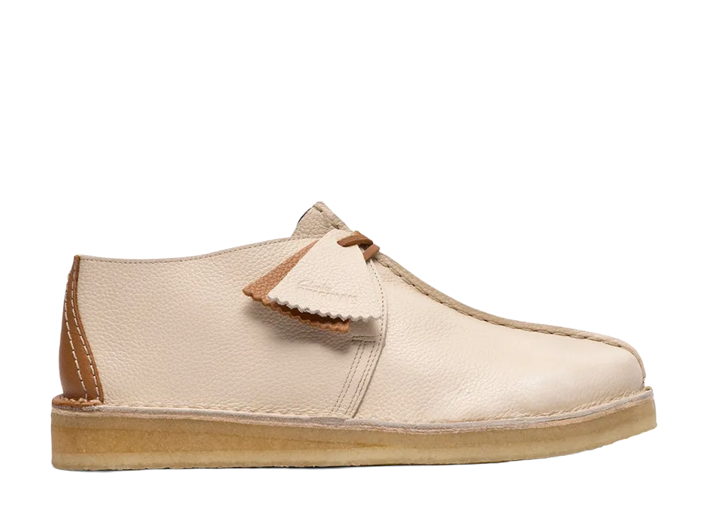 Clarks Desert Trek "White Combi Leather"