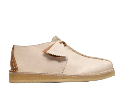 Clarks Desert Trek "White Combi Leather"