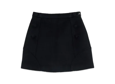 ANDMARY Women's Mel Button Skirt "Black"
