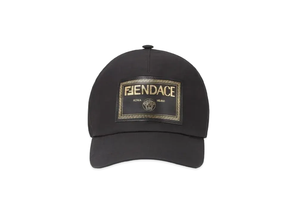 FENDI x Versace Fendace Logo Baseball Cap "Black"