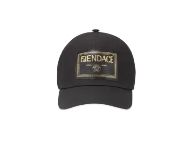 FENDI x Versace Fendace Logo Baseball Cap "Black"