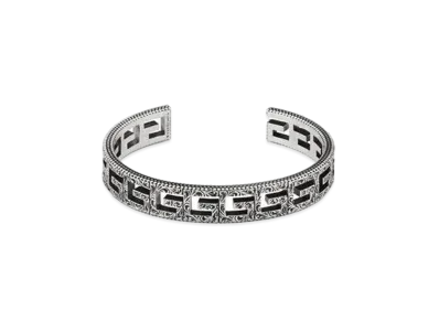 GUCCI Cuff Bracelet With Square G Motif