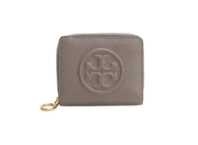 Tory Burch Perry Bombe Bi-Fold Wallet "Gray Heron"