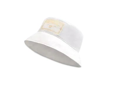 FENDI x Versace Fendace White Canvas Logo Bucket Hat "White"