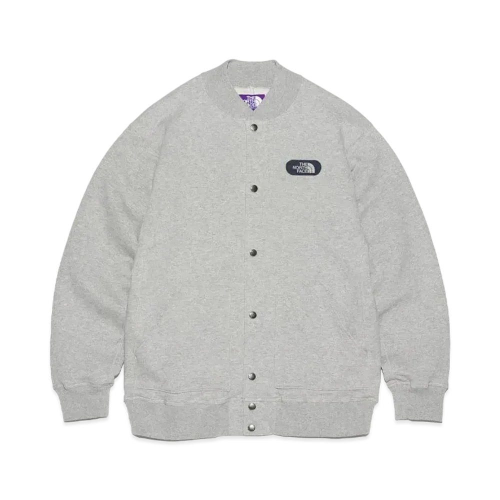 The North Face PURPLE LABEL 11oz Snap Cardigan "Mix Gray"