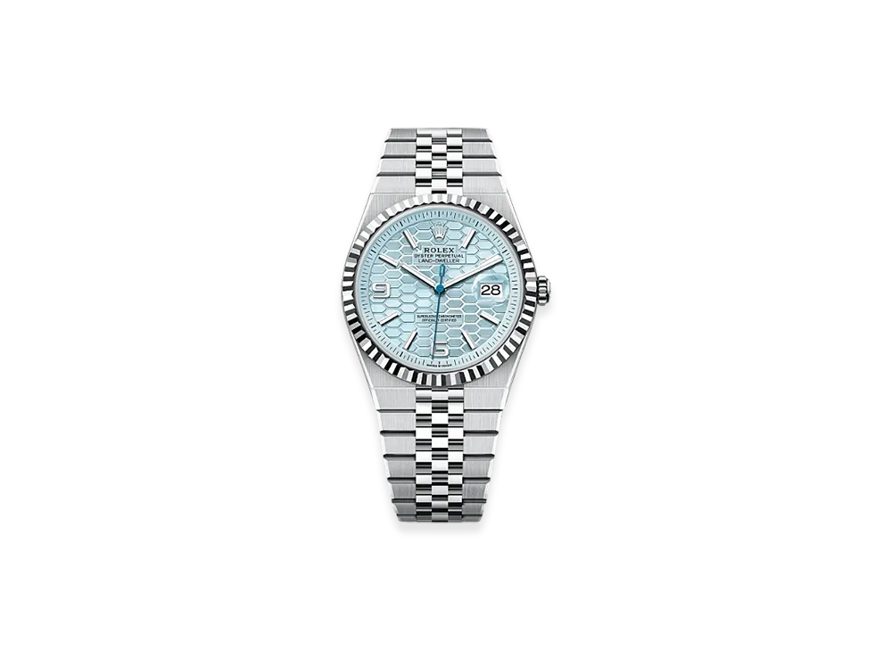 ROLEX Land-Dweller 40mm Platinum 127336 "Ice Blue"