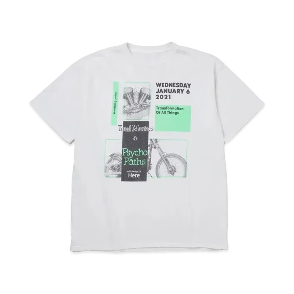 NEIGHBORHOOD STHD_SS Tee/Psychopath "White"