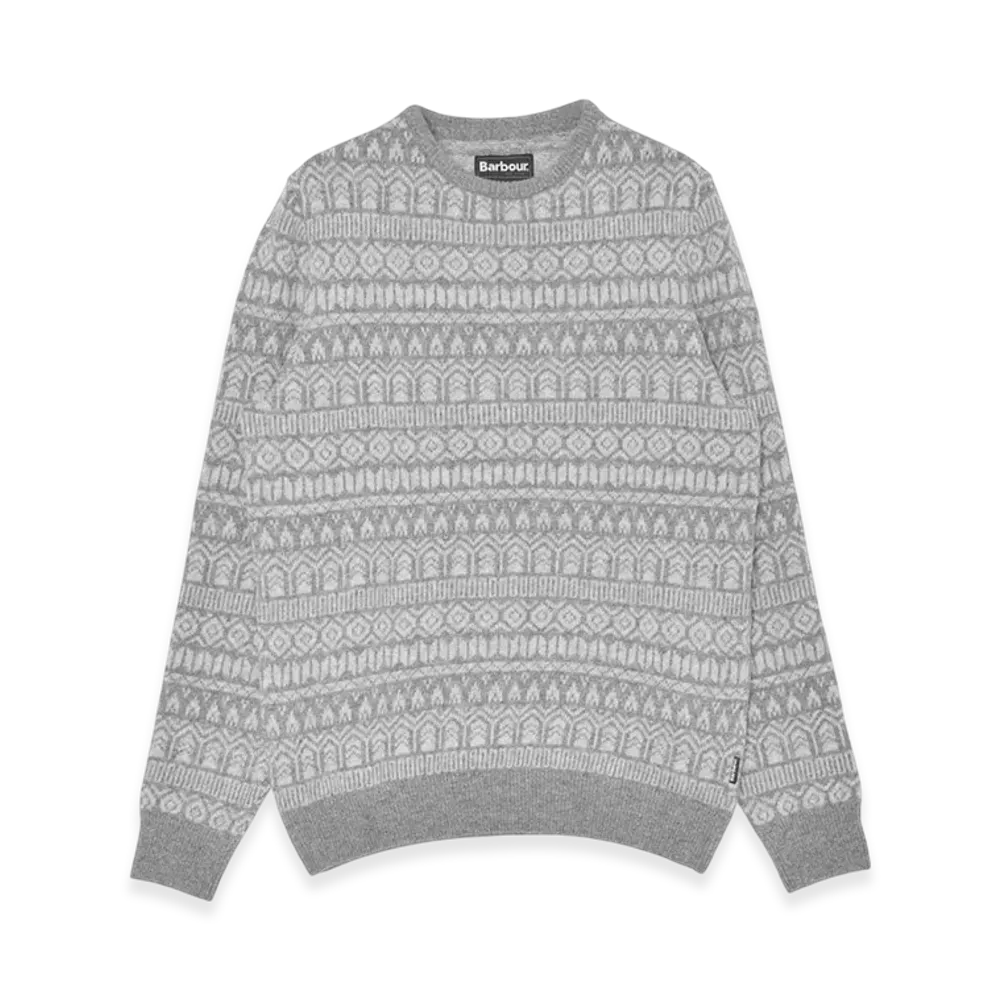 Barbour Stonebeck Crew Sweater "Grey Marl"