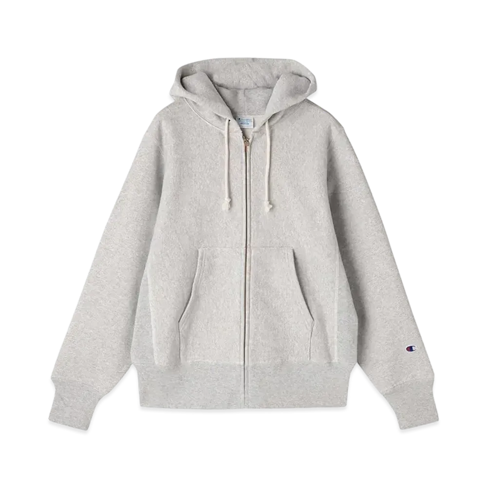 Champion Reverse Weave Zip Hooded Sweatshirt "Silver Grey"
