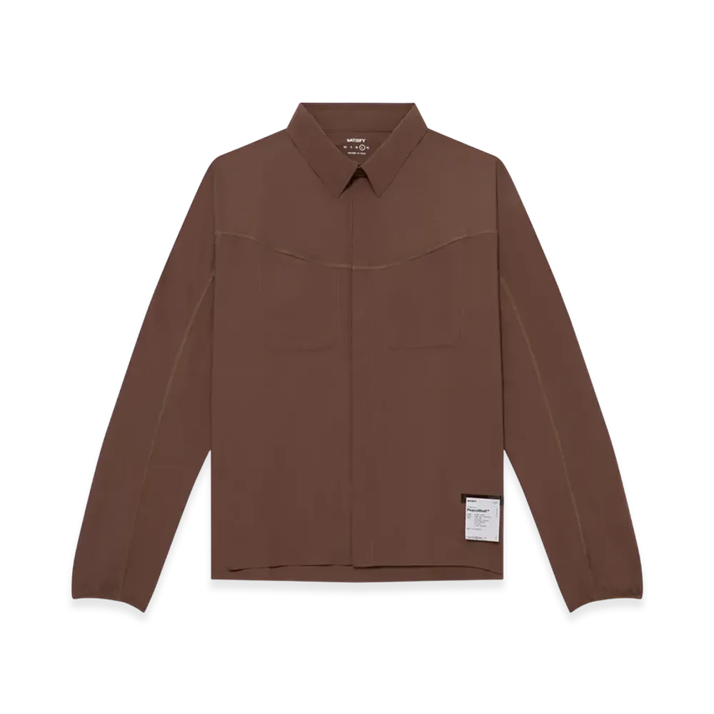 SATISFY Peaceshell River Shirt "Brown"