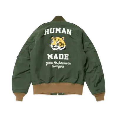 HUMAN MADE BOMBER JACKET "Khaki"