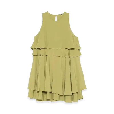 AMI PARIS Mini Sleevless Dress "Green"