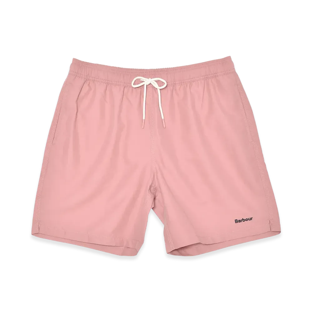 Barbour Staple Logo 7 Swim Shorts "Pink Clay"