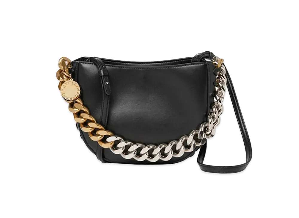 Stella McCartney Frayme Small Shoulder Bag "Black"