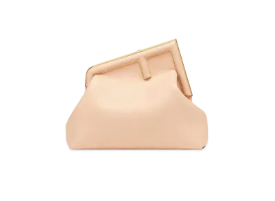 FENDI First Medium Leather Bag "Pink"