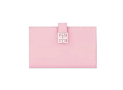 GIVENCHY 4G Wallet in Box Leather "Baby Pink"