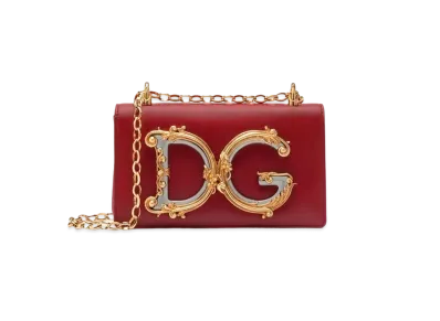 Dolce&Gabbana DG Girls Phone Bag Calfskin "Red"