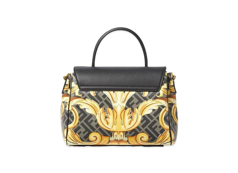 FENDI x Versace Fendace La Medusa Medium Handbag "Black"