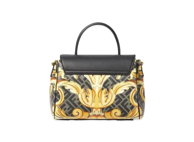 FENDI x Versace Fendace La Medusa Medium Handbag "Black"