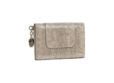 BVLGARI Serpenti Forever Card Holder "Beige"