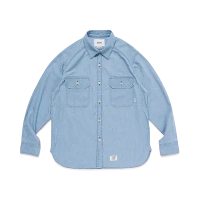 WTAPS CB / LS / Cotton Chambray "Indigo" 242WVDT-SHM02