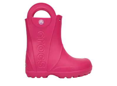 Crocs KIDS Handle It Rain Boot "Candy Pink"