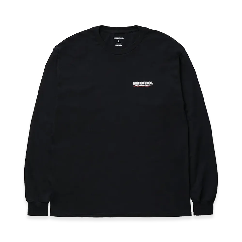 NEIGHBORHOOD ISETAN MEN'S Exclusive L/S Tee "Black"