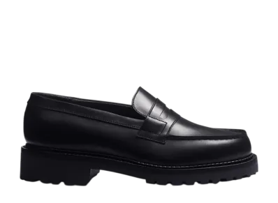 J.M.Weston Women's Signature Loafer #180 "Black Box Calf"