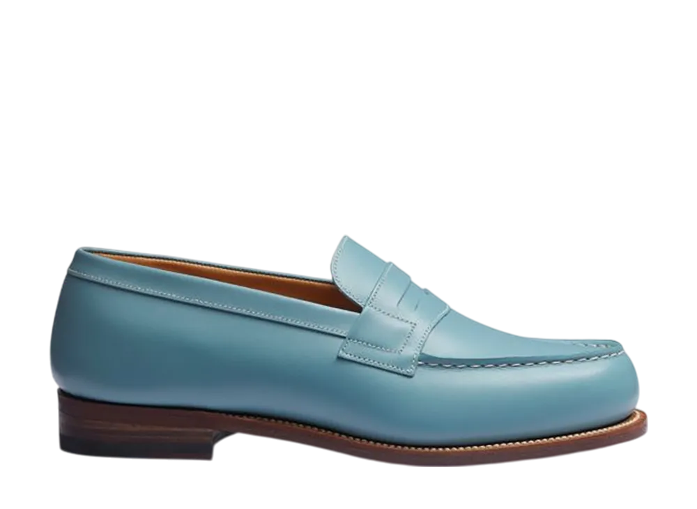J.M.Weston Women's Signature Loafer #180 "Campanule Box Calf"