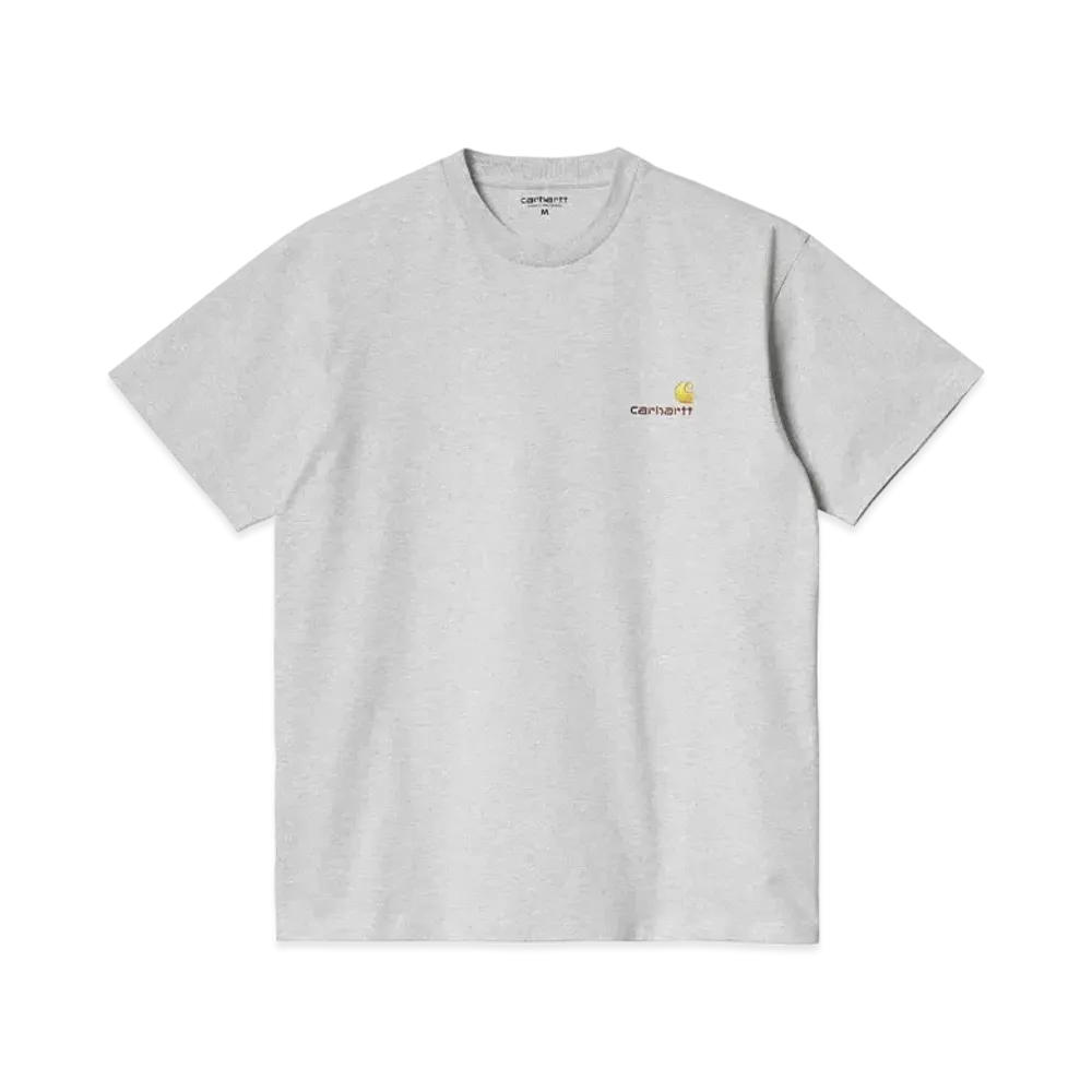 Carhartt WIP S/S American Script T-Shirt "Ash Heather"