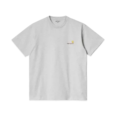 Carhartt WIP S/S American Script T-Shirt "Ash Heather"
