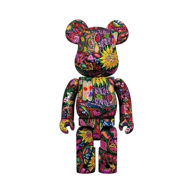 Bearbrick Psychedelic Paisley 1000%