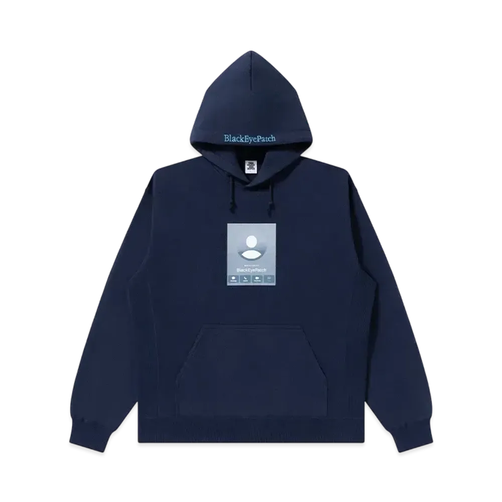 BlackEyePatch Contact Info Hoodie "Navy"