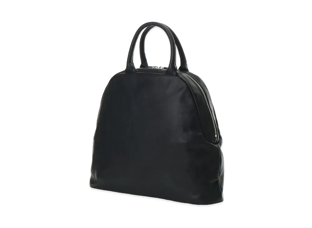 Yohji Yamamoto Y's VINTAGE LEATHER BOSTON BAG "Black"