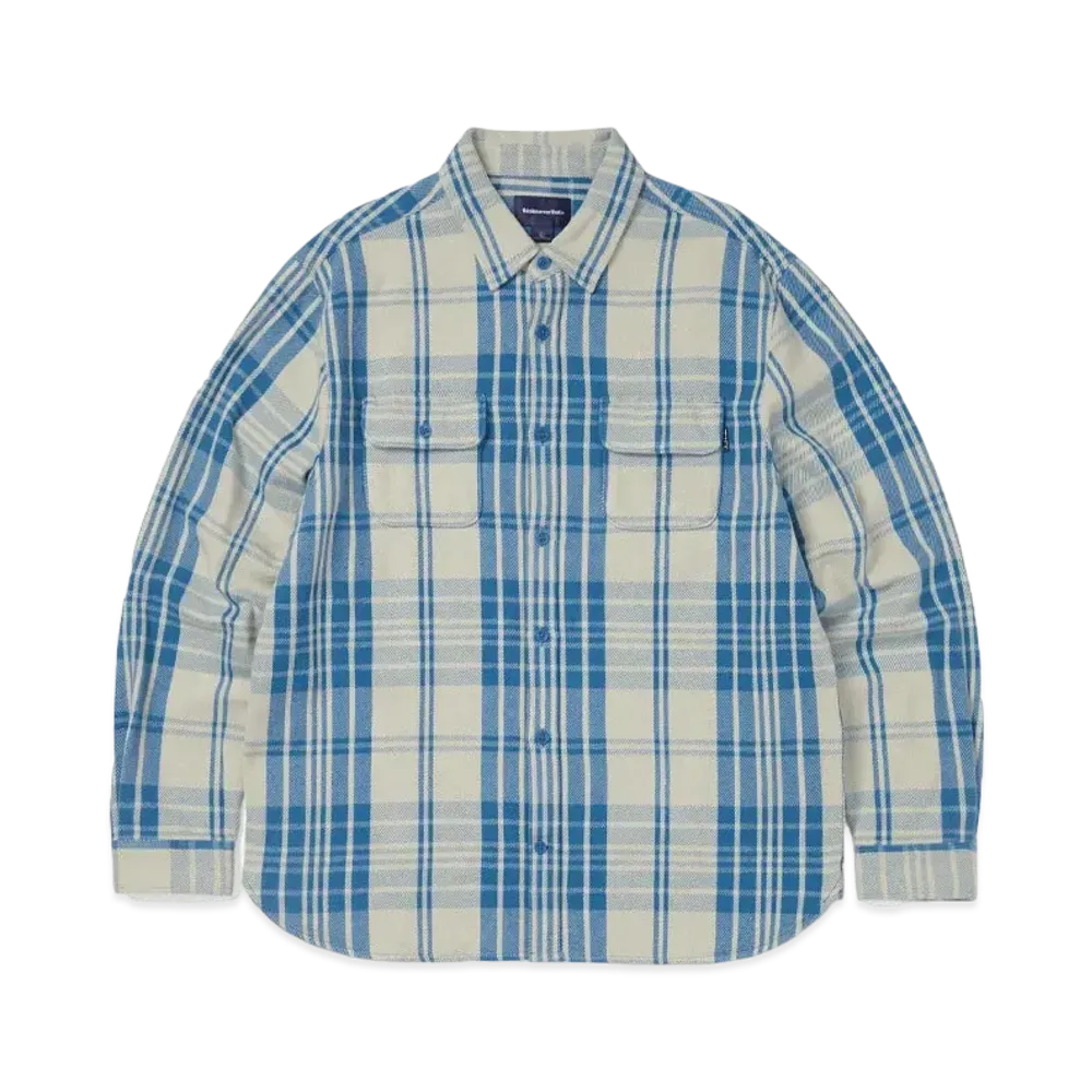 thisisneverthat Big Flannel Work Shirt "Blue"